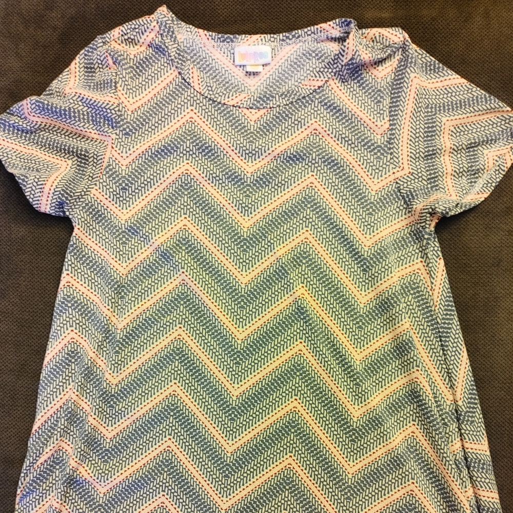 Zigzag pattern dress